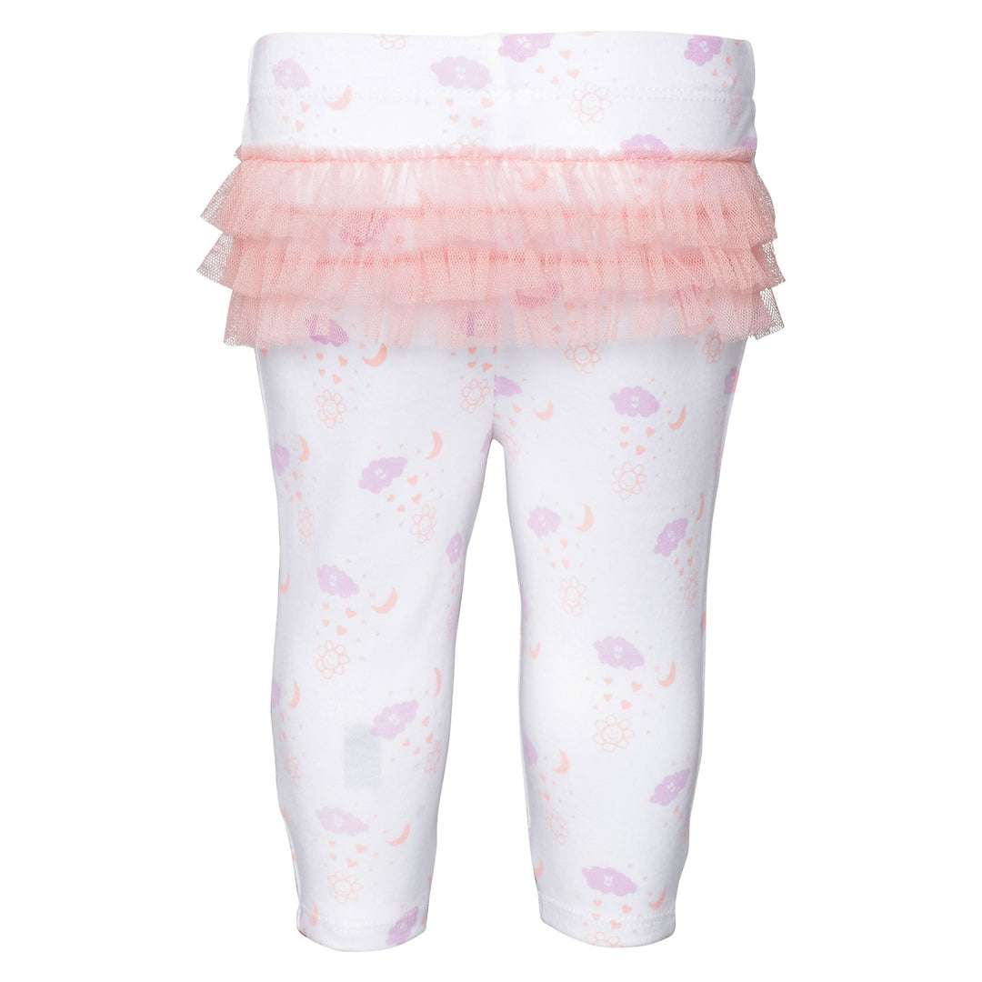 Edmonton Oilers Infant Outerstuff Spreading Love White & Pink 2 Piece Creeper Set