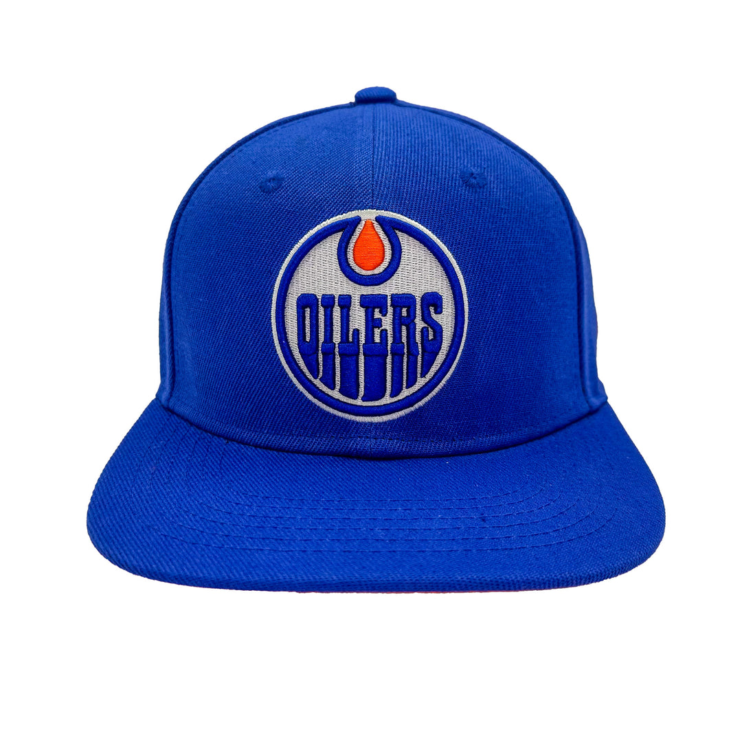 Edmonton Oilers Mammoth Royal Blue Snapback Hat