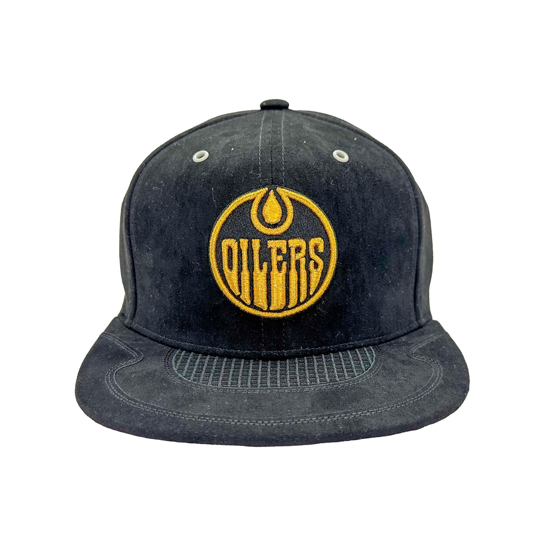 Edmonton Oilers Mitchell & Ness Black & Gold Day 4 Snapback Hat