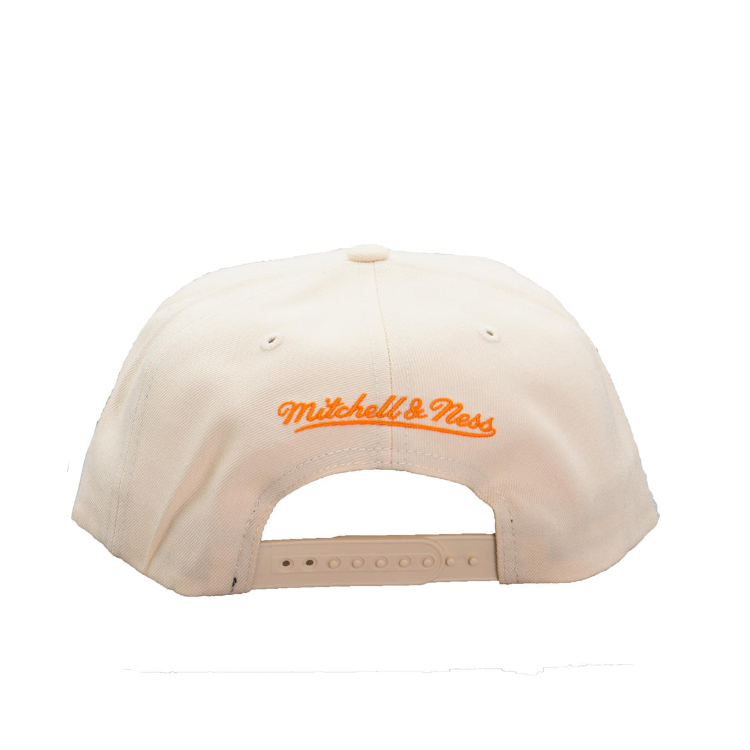 Edmonton Oilers Mitchell & Ness Cream Swagger Snapback Hat