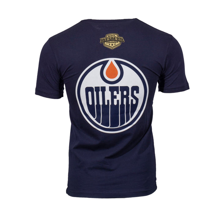 Edmonton Oilers Mitchell & Ness Team OG 2.0 Navy T-Shirt