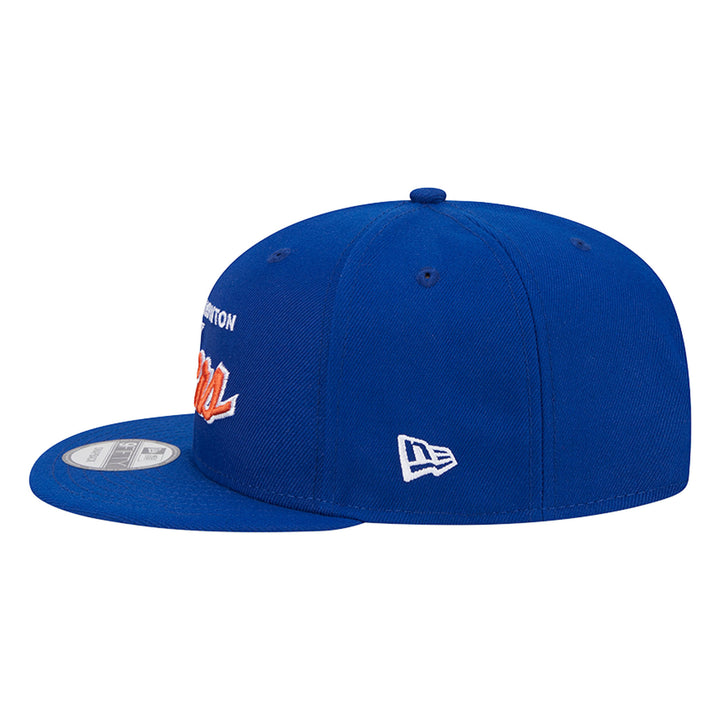 Edmonton Oilers New Era Royal Script 9FIFTY Snapback Hat
