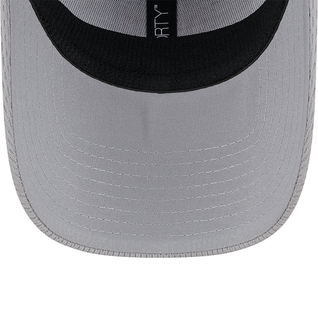 Edmonton Oilers New Era Grey 9FORTY Stretch-Snap Adjustable Hat