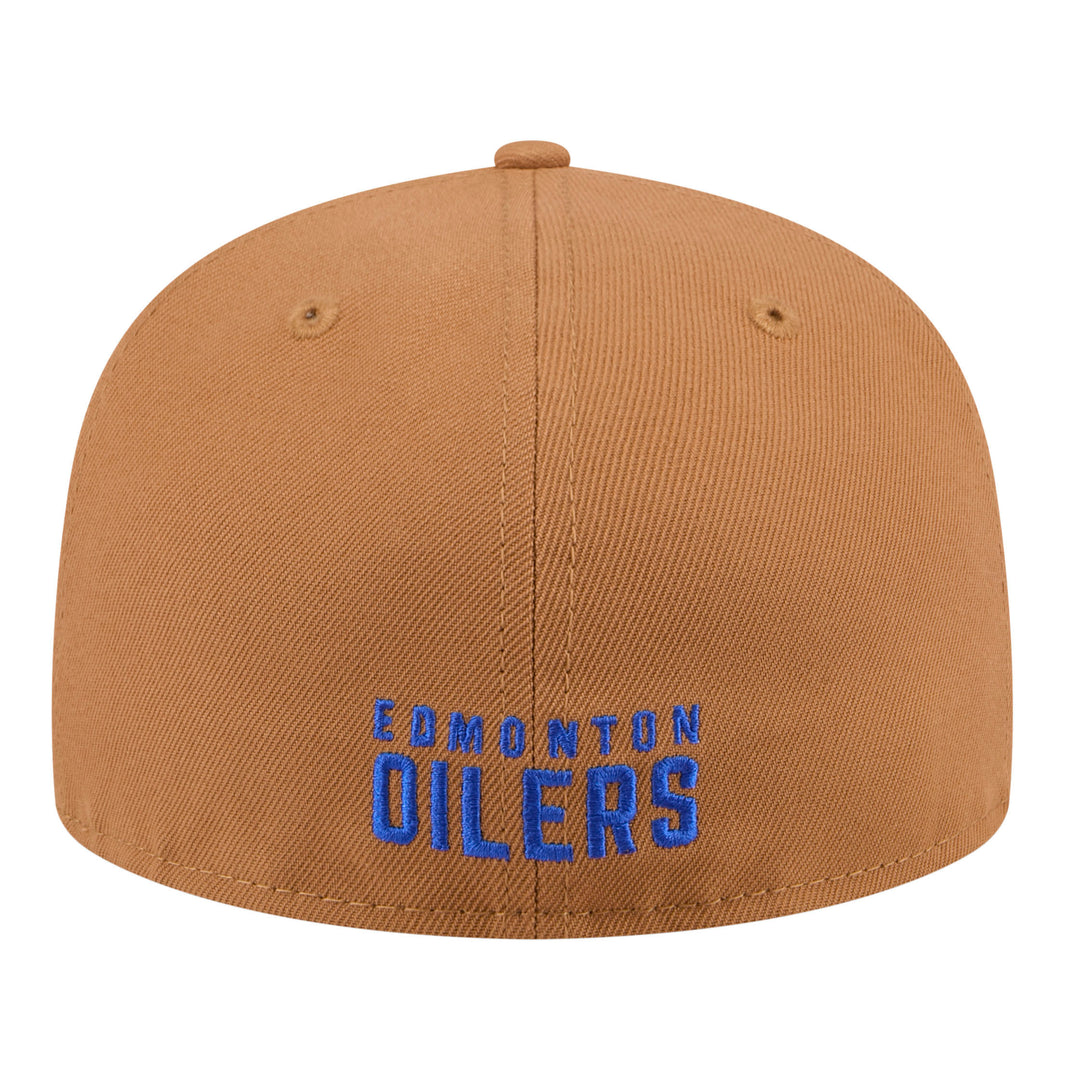 Edmonton Oilers New Era Brown Color Pack 59FIFTY Fitted Hat