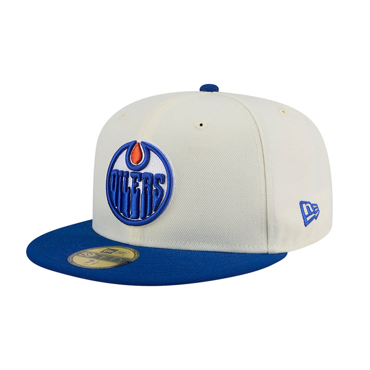 Edmonton Oilers New Era Chrome 59FIFTY Fitted Hat