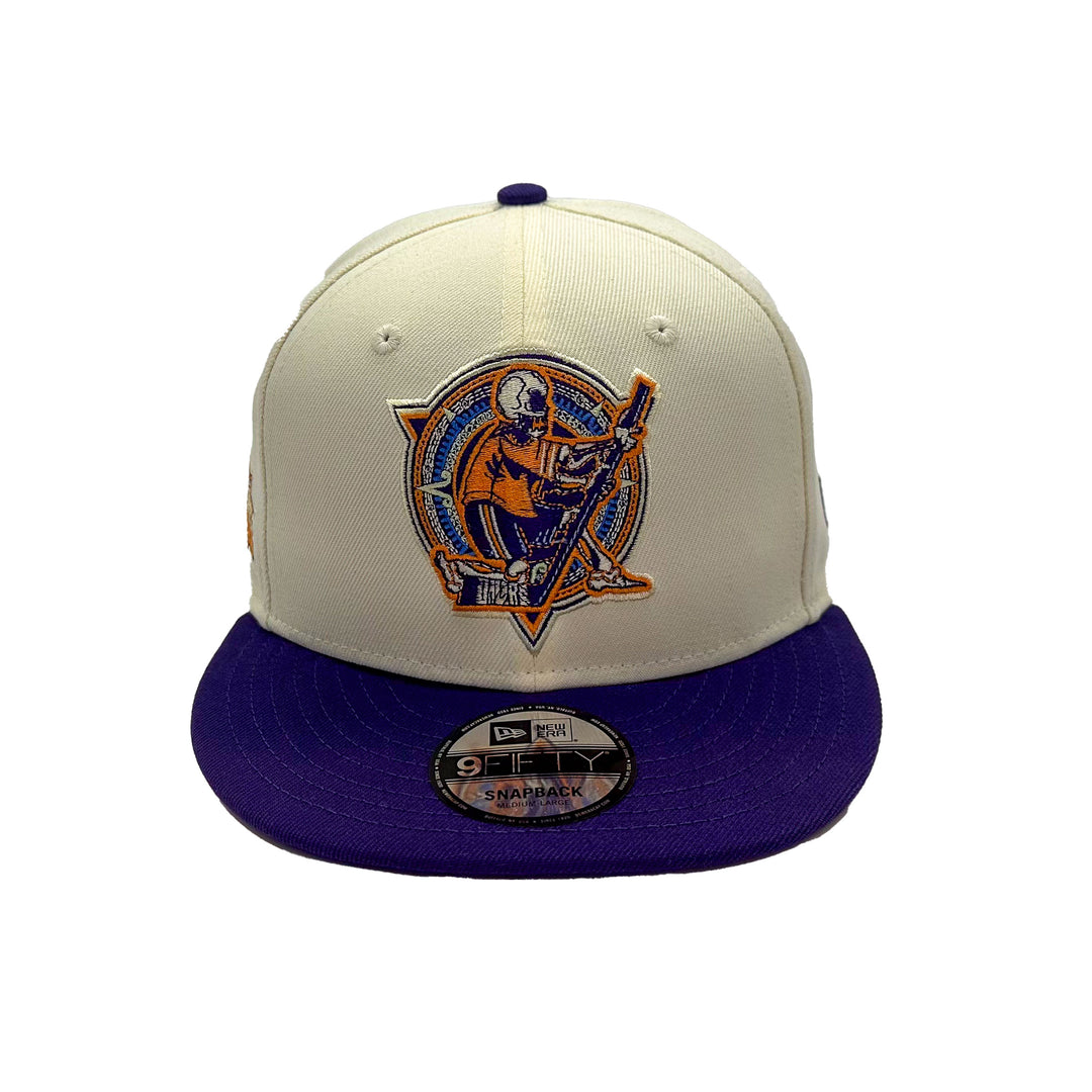 Edmonton Oilers New Era Dia de los Muertos (Day of the Dead) Chrome 9FIFTY Snapback Hat