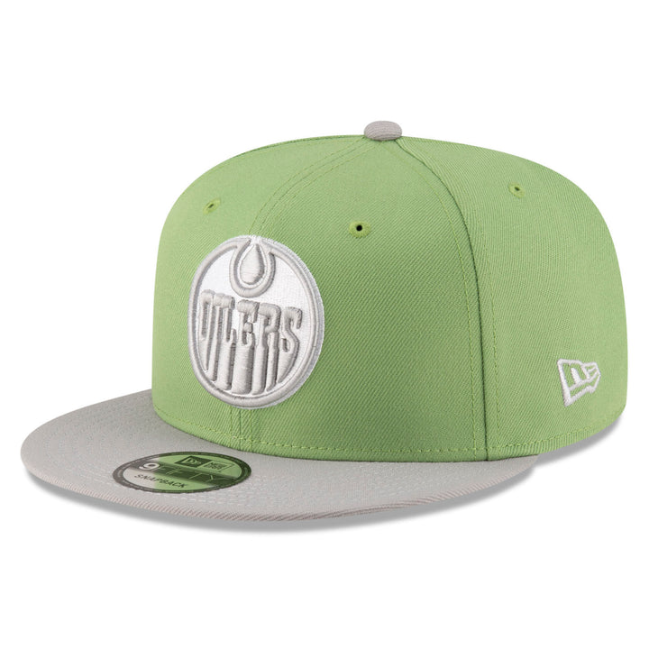 Edmonton Oilers New Era Green Two-Tone Margarita Color Pack 9FIFTY Snapback Hat