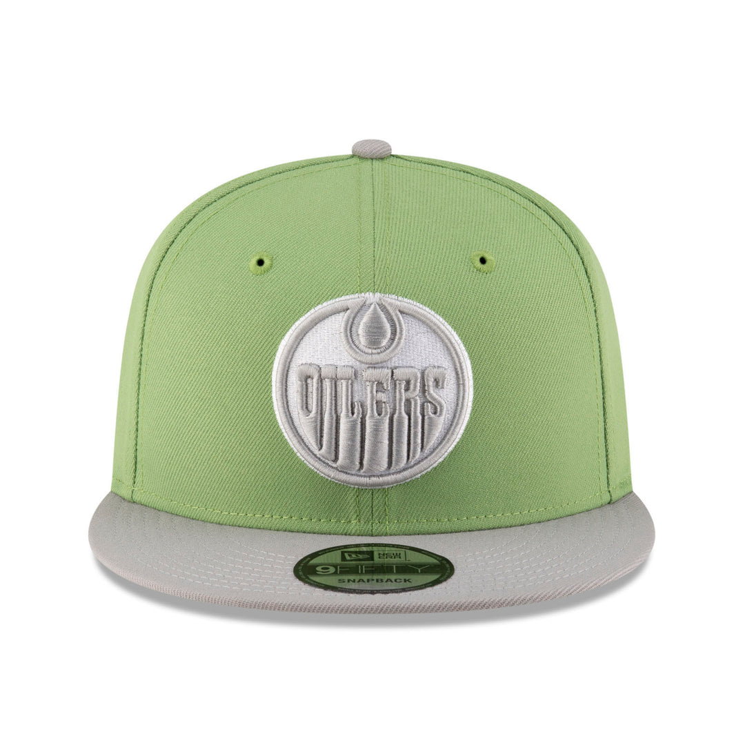 Edmonton Oilers New Era Green Two-Tone Margarita Color Pack 9FIFTY Snapback Hat