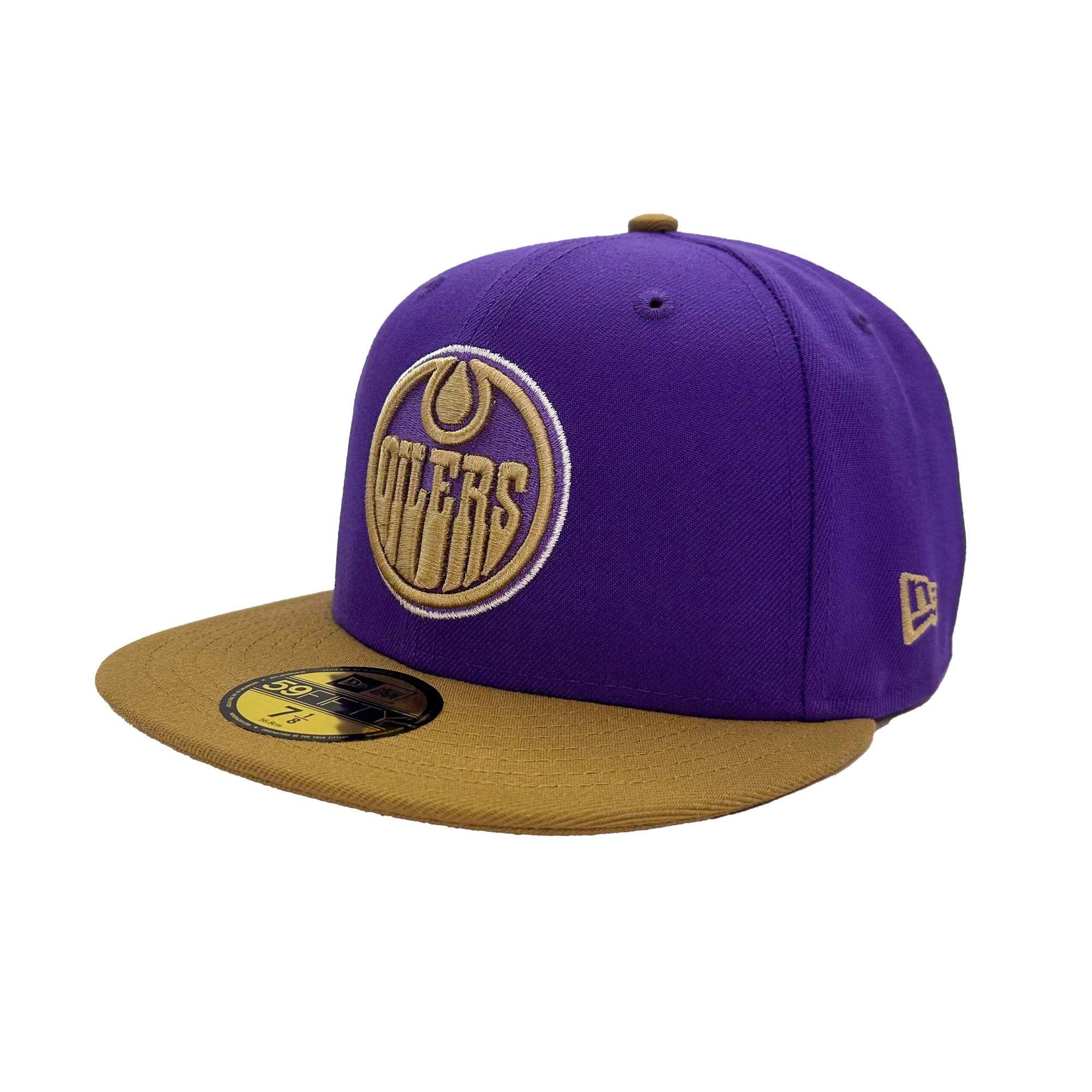 Edmonton Oilers New Era Purple & Khaki PB&J 59FIFTY Fitted Hat – ICE ...