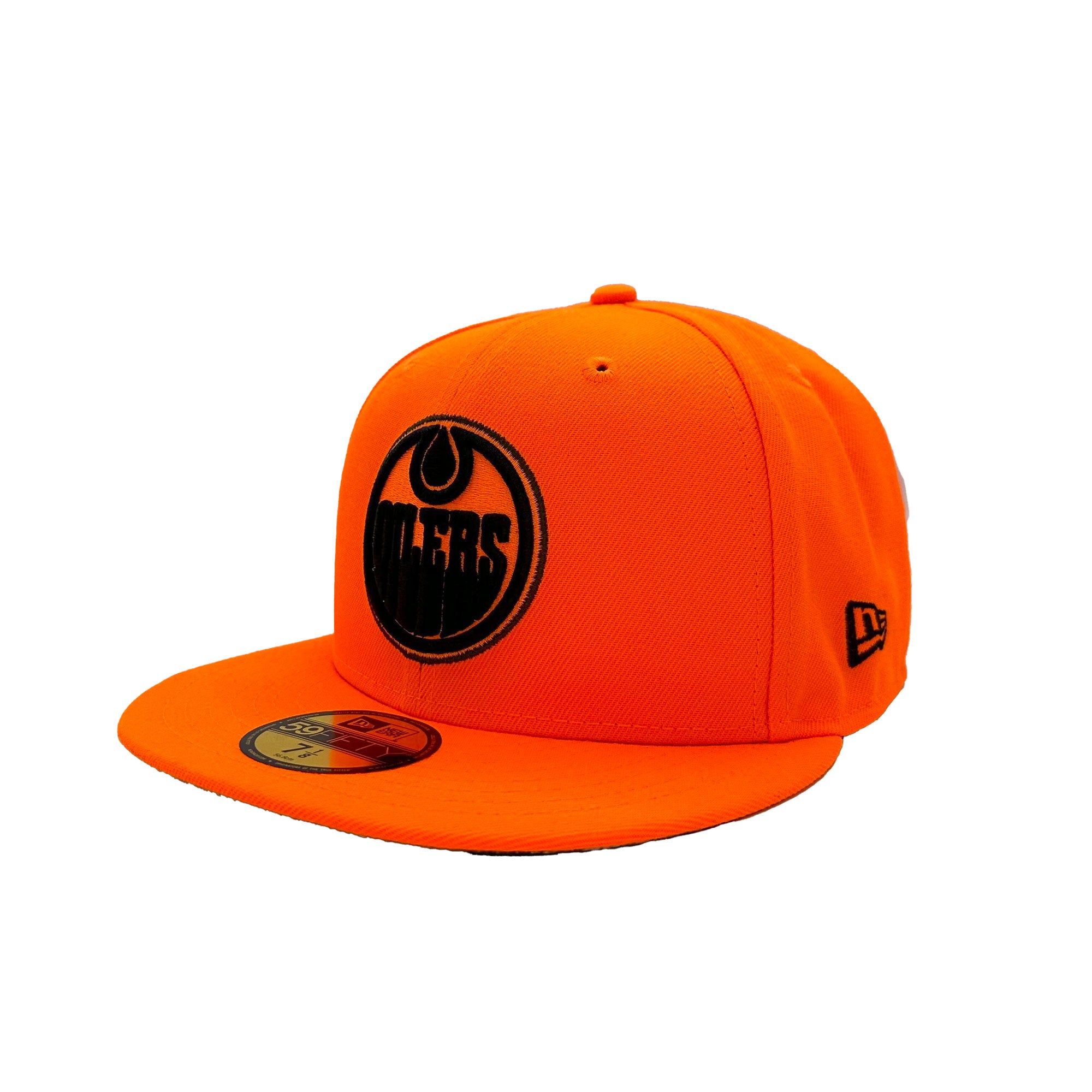 Edmonton Oilers New Era Realtree Orange 59FIFTY Fitted Hat 7 3 4