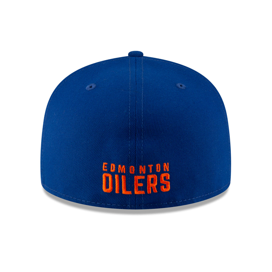 Edmonton Oilers New Era Royal Blue 59FIFTY Primary Logo Fitted Hat W/Pin