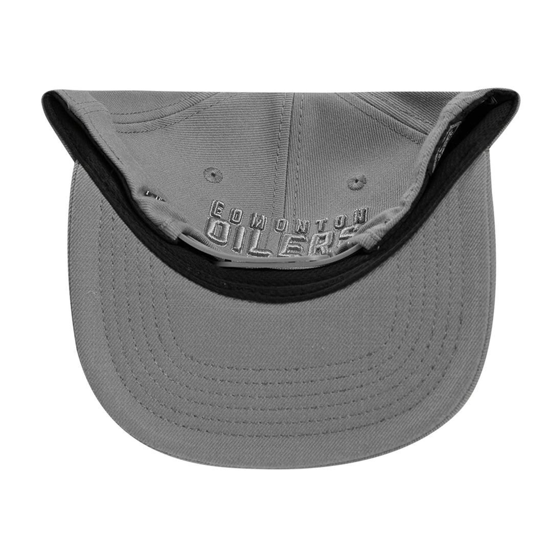 Edmonton Oilers Pro Standard Neutrals Grey Wool Snapback Hat
