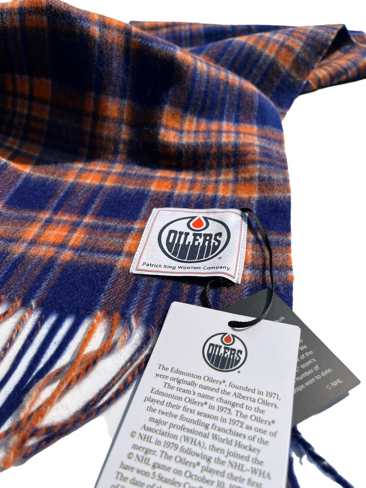 Edmonton Oilers Patrick King Woollen Extra Long Lambswool Scarf