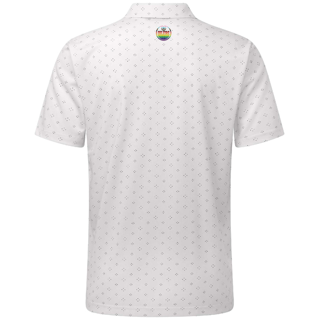 Edmonton Oilers Levelwear Pride Detect White Polo