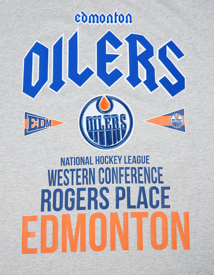 Edmonton Oilers Pro Standard City Tour Dress Grey T-Shirt