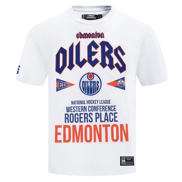 Edmonton Oilers Pro Standard City Tour White T-Shirt