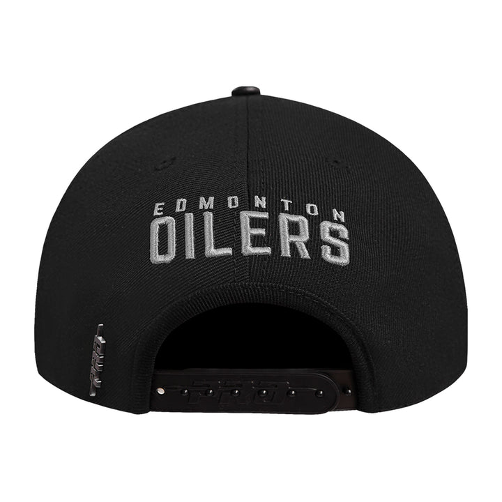 Edmonton Oilers Pro Standard Cream French Terry Wool Bland Snapback Hat