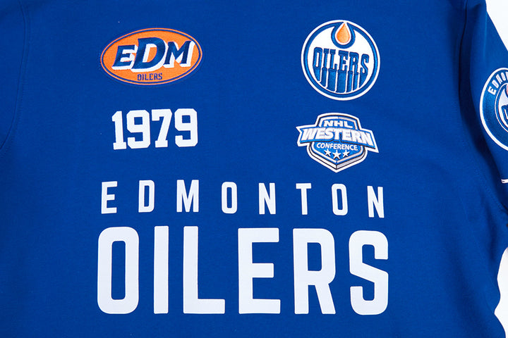 Edmonton Oilers Pro Standard Fast Lane Blue Hoodie