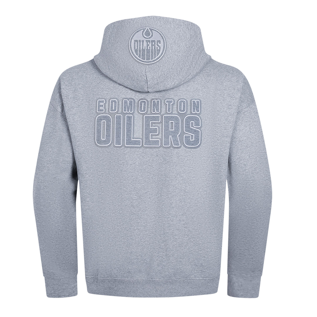 Edmonton Oilers Pro Standard Reverse French Terry Grey Drop Shoulder Hoodie