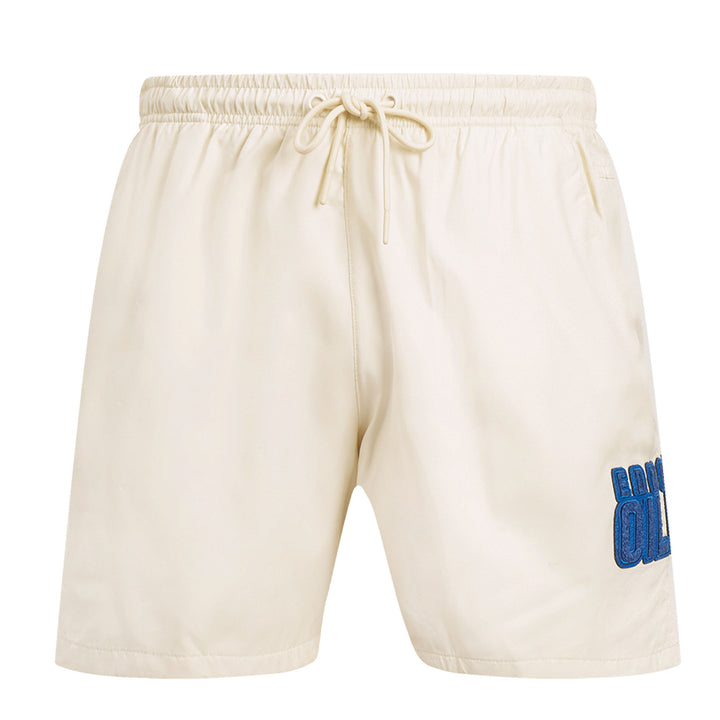 Edmonton Oilers Pro Standard Triple Tonal Woven Cream Shorts