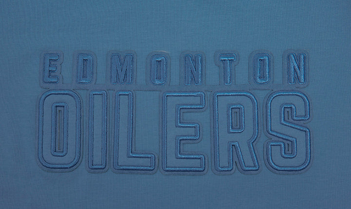 Edmonton Oilers Women's Pro Standard Neutrals Steel Blue Boxy T-Shirt