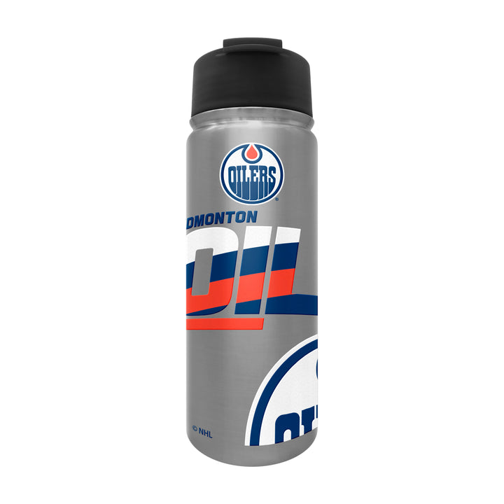 Edmonton Oilers 18oz Stainless Steel Water Bottle