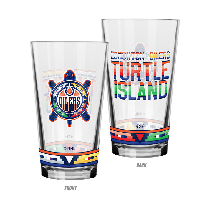 Edmonton Oilers Turtle Island 16oz Mixing Glass