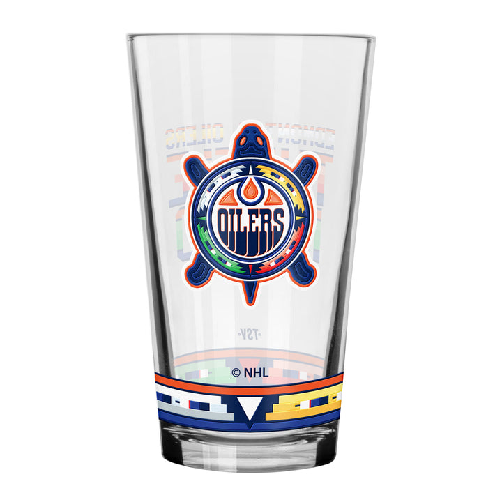 Edmonton Oilers Turtle Island 16oz Mixing Glass