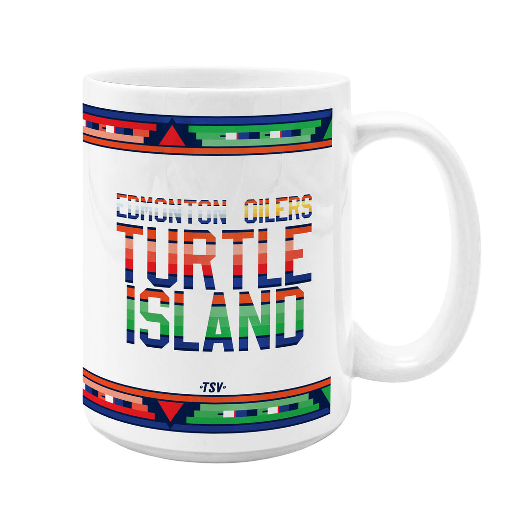 Edmonton Oilers Turtle Island Ceramic 15oz Mug