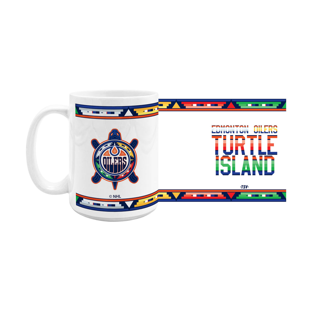 Edmonton Oilers Turtle Island Ceramic 15oz Mug