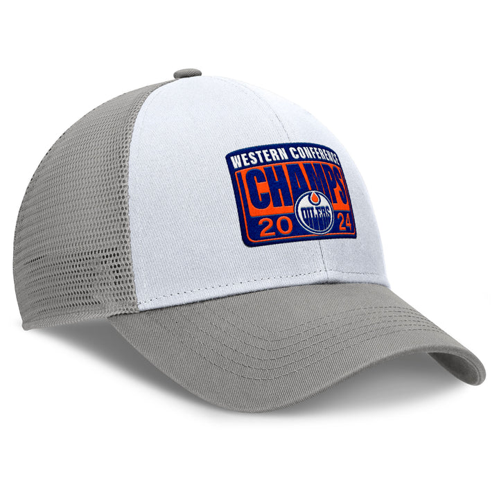 Edmonton Oilers 2024 Stanley Cup Playoffs Western Conference Champs Snapback Hat