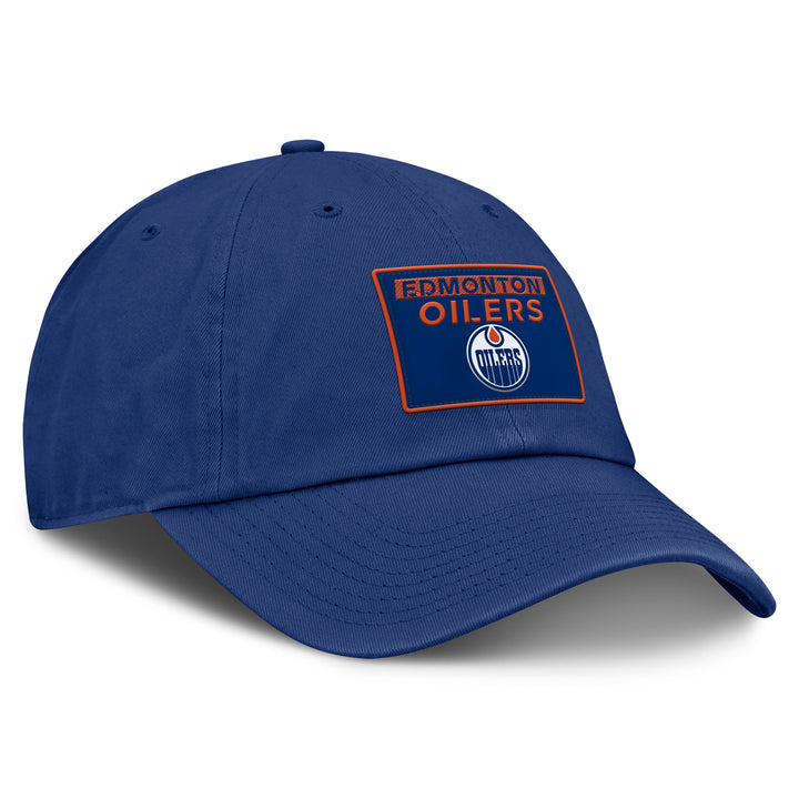 Edmonton Oilers Women's Fanatics Rink Blue Unstructured Adjustable Hat