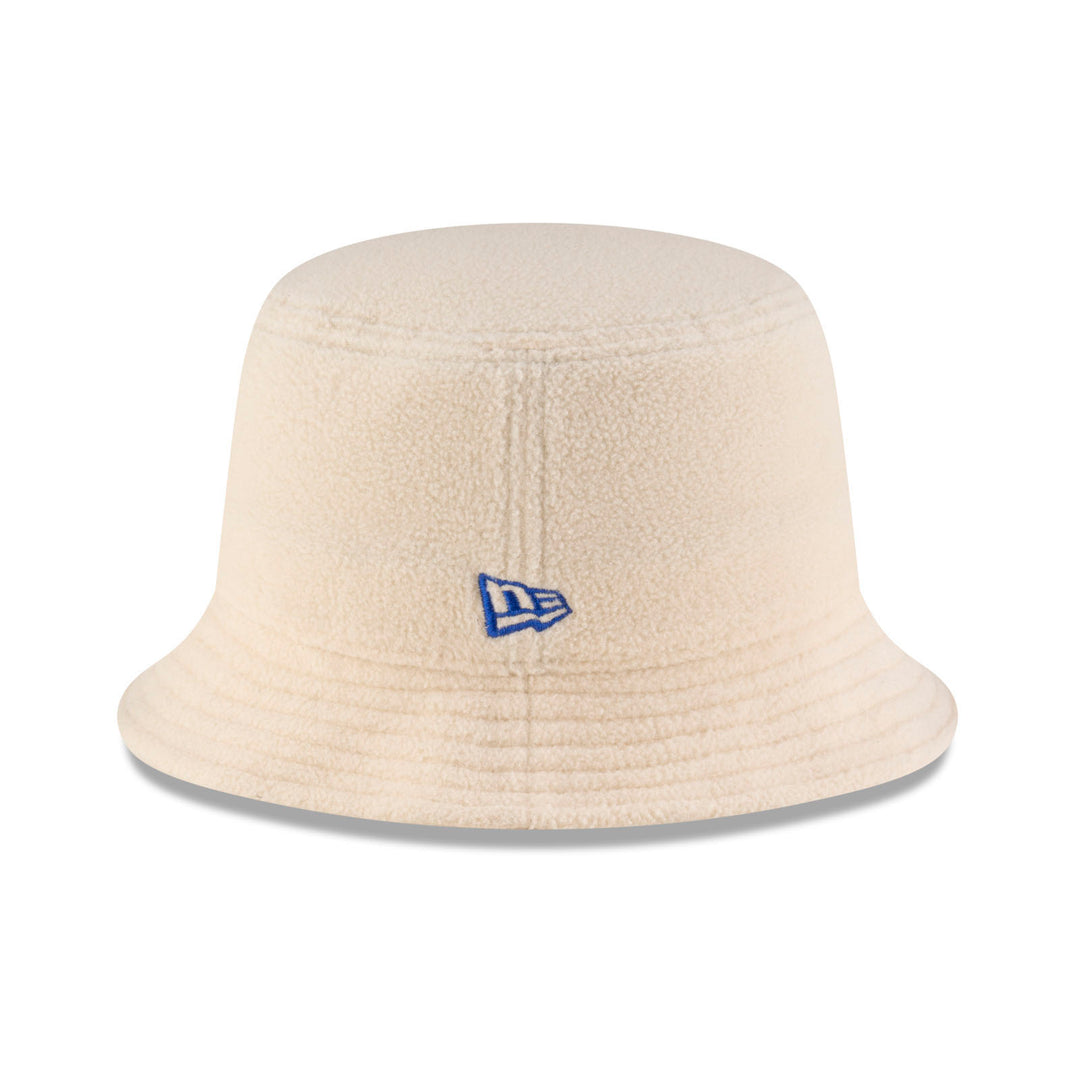 Edmonton Oilers Women's New Era Cream Cozy Sherpa Bucket Hat