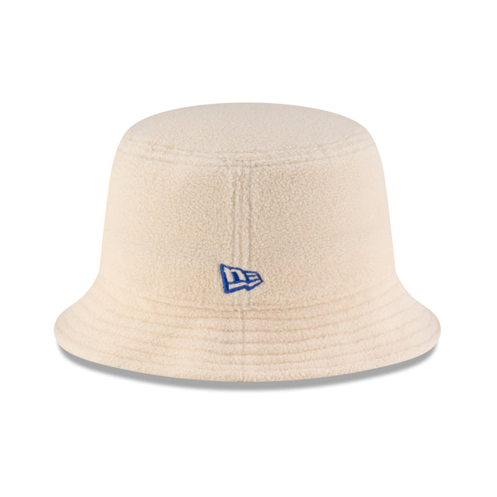 Edmonton Oilers Women's New Era Cream Cozy Sherpa Bucket Hat