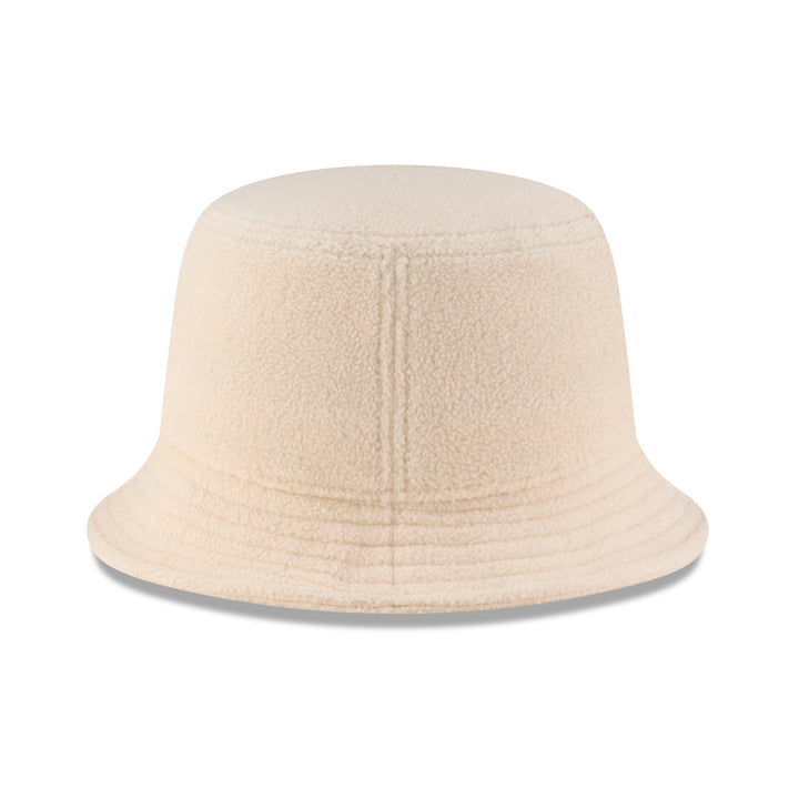 Edmonton Oilers Women's New Era Cream Cozy Sherpa Bucket Hat