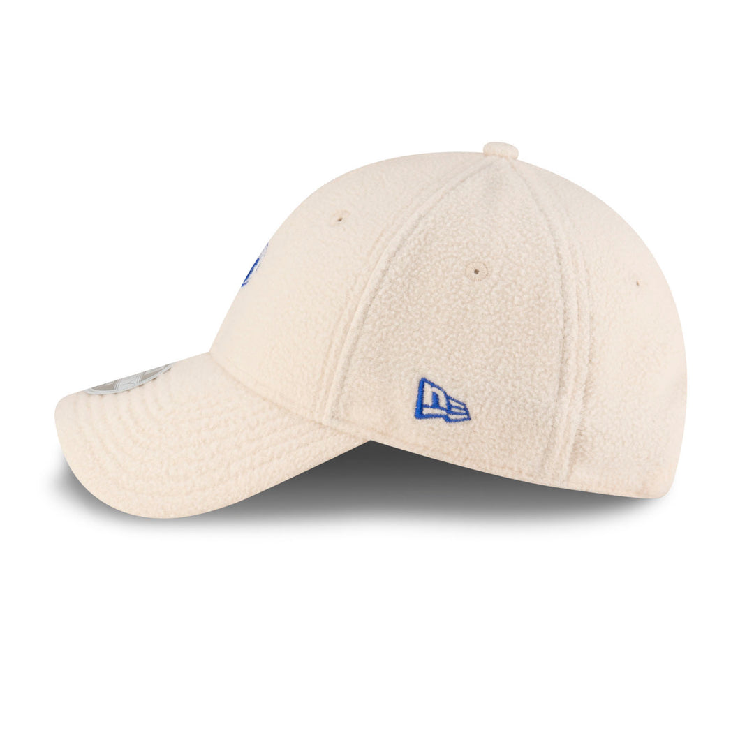 Edmonton Oilers Women's New Era Cream Sherpa 9FORTY Adjustable Hat