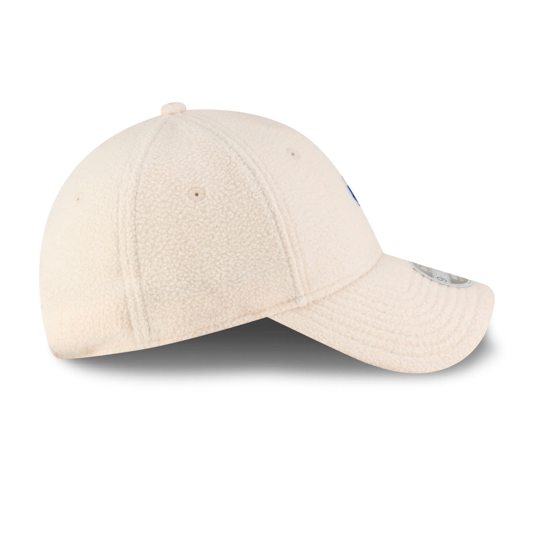 Edmonton Oilers Women's New Era Cream Sherpa 9FORTY Adjustable Hat