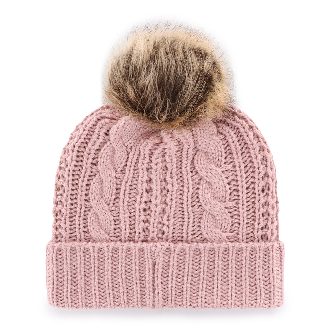 Edmonton Oilers Women's '47 Pink Meeko Cuffed Knit Toque w/Pom