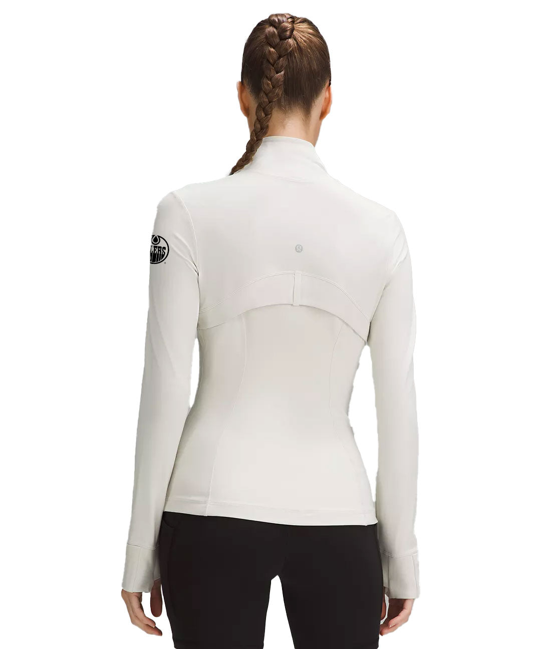 Edmonton Oilers Women's lululemon Luon Define Cream Jacket