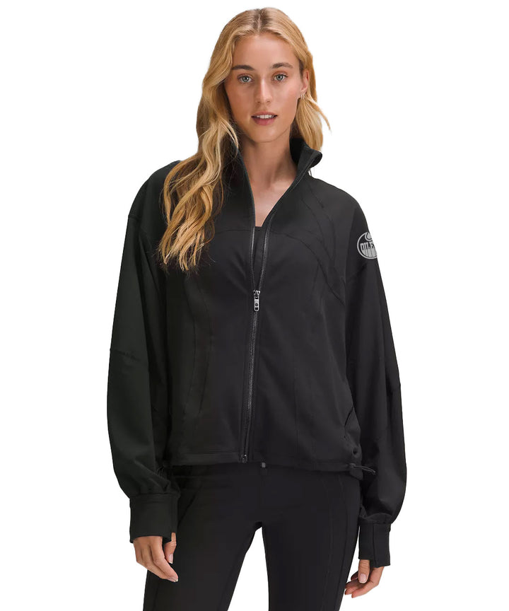 Edmonton Oilers Women's lululemon Luon Define Relaxed Black Jacket