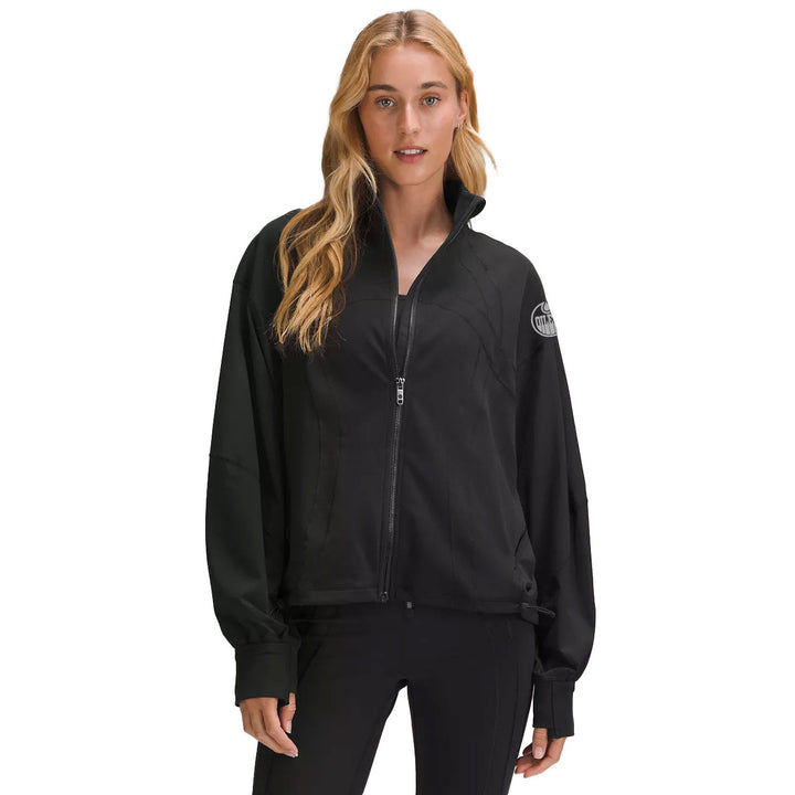 Edmonton Oilers Women's lululemon Luon Define Relaxed Black Jacket