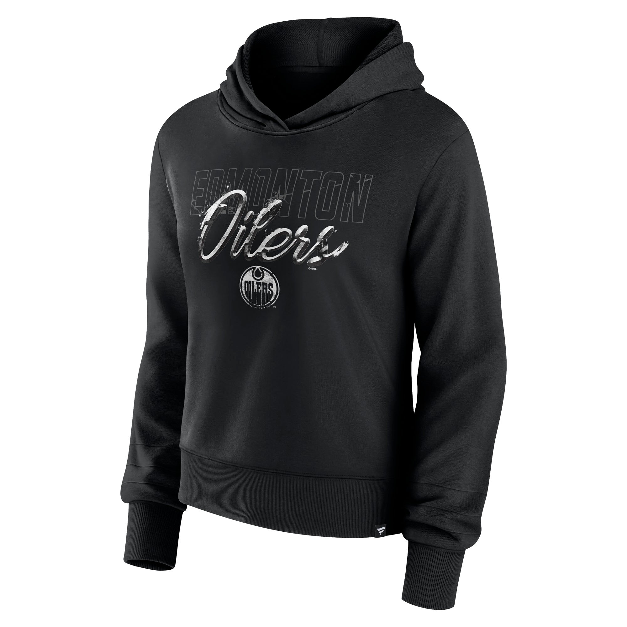 Edmonton Oilers Women s Fanatics Black Iced Out Hoodie ICE District Authentics