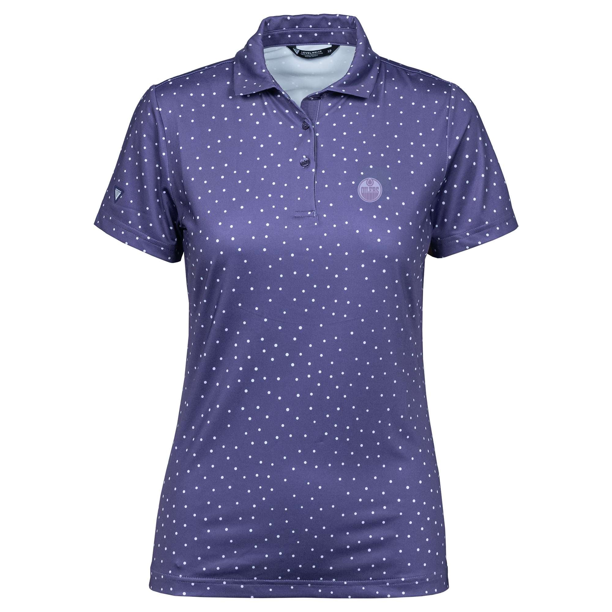 Purple polo shirt womens best sale