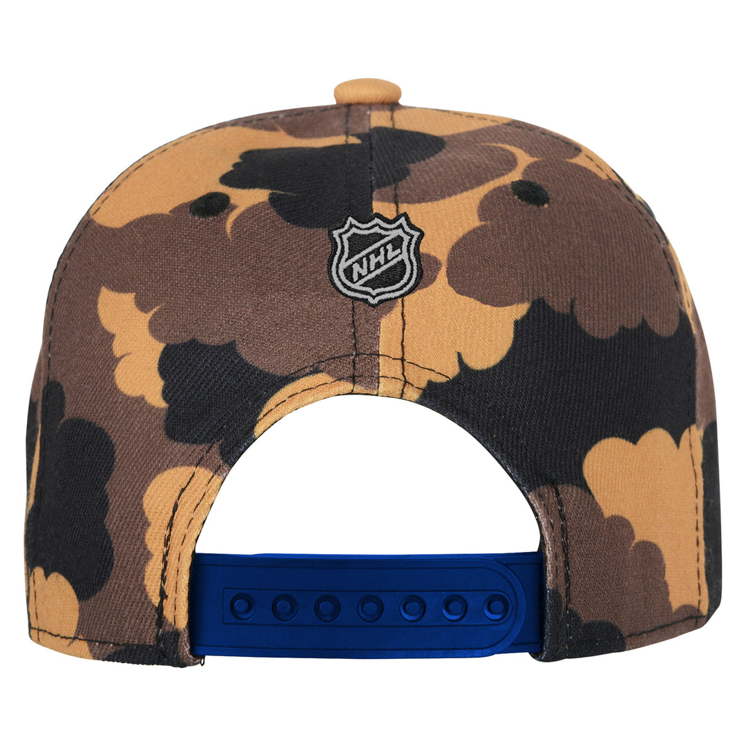 Edmonton Oilers Youth Outerstuff Camo Snapback Hat