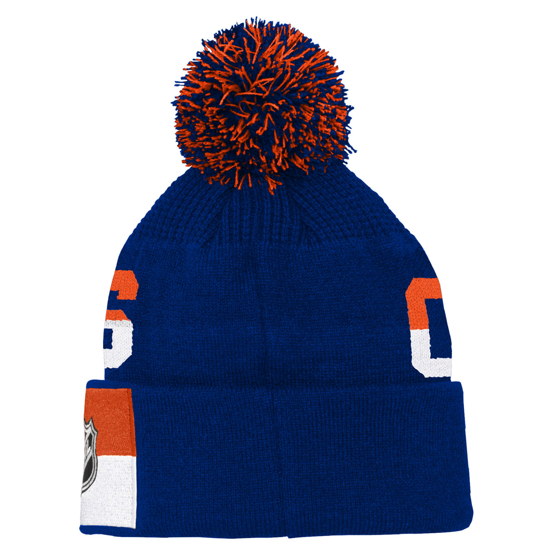 Edmonton Oilers Youth Outerstuff Blue Jacquard Knit Toque