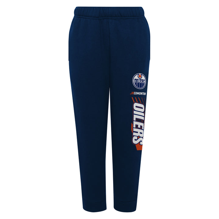 Edmonton Oilers Youth Outerstuff Move Fleece Navy Pants