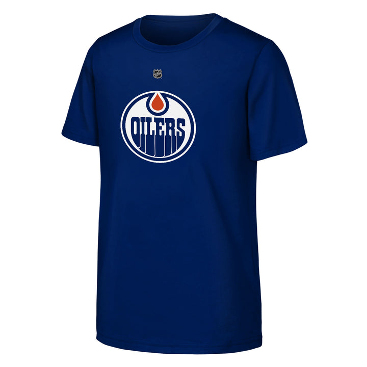 Stuart Skinner Edmonton Oilers Youth Outerstuff Royal Player Name & Number T-shirt