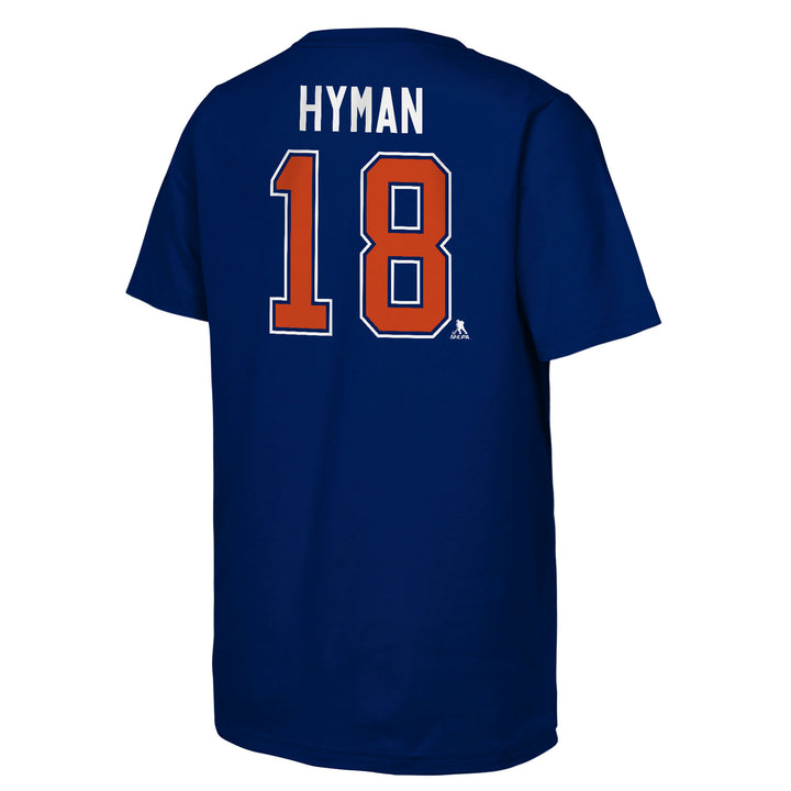 Zach Hyman Edmonton Oilers Youth Outerstuff Royal Player Name & Number T-shirt