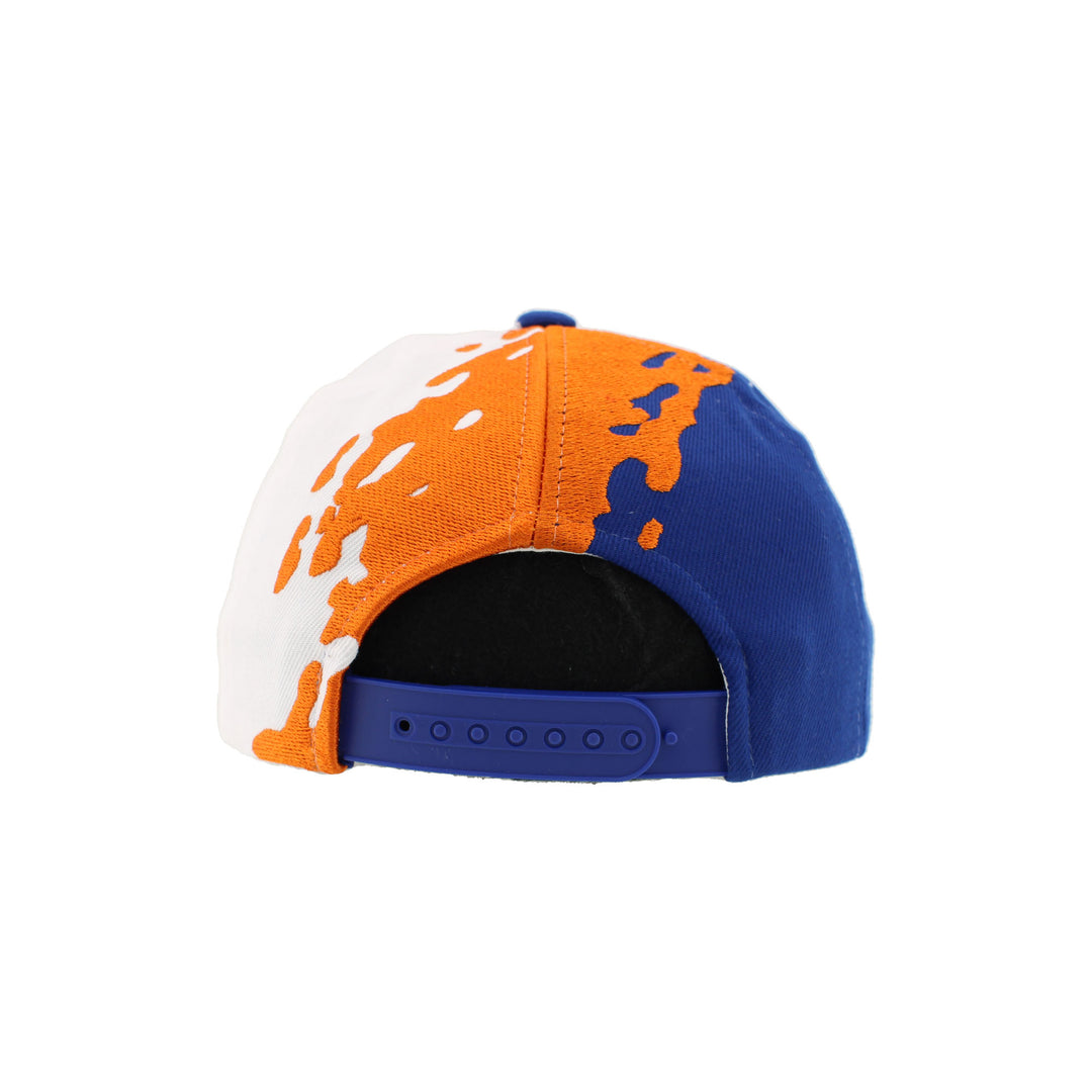 Edmonton Oilers Youth Zephyr Blue & Orange 3D Paint Brush Snapback Hat