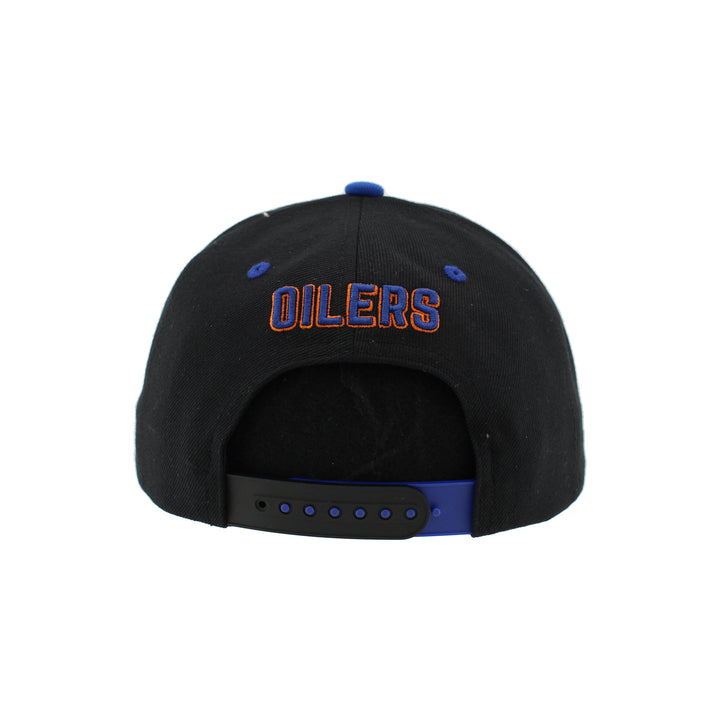 Edmonton Oilers Zephyr 3D Bones Black Snapback Hat